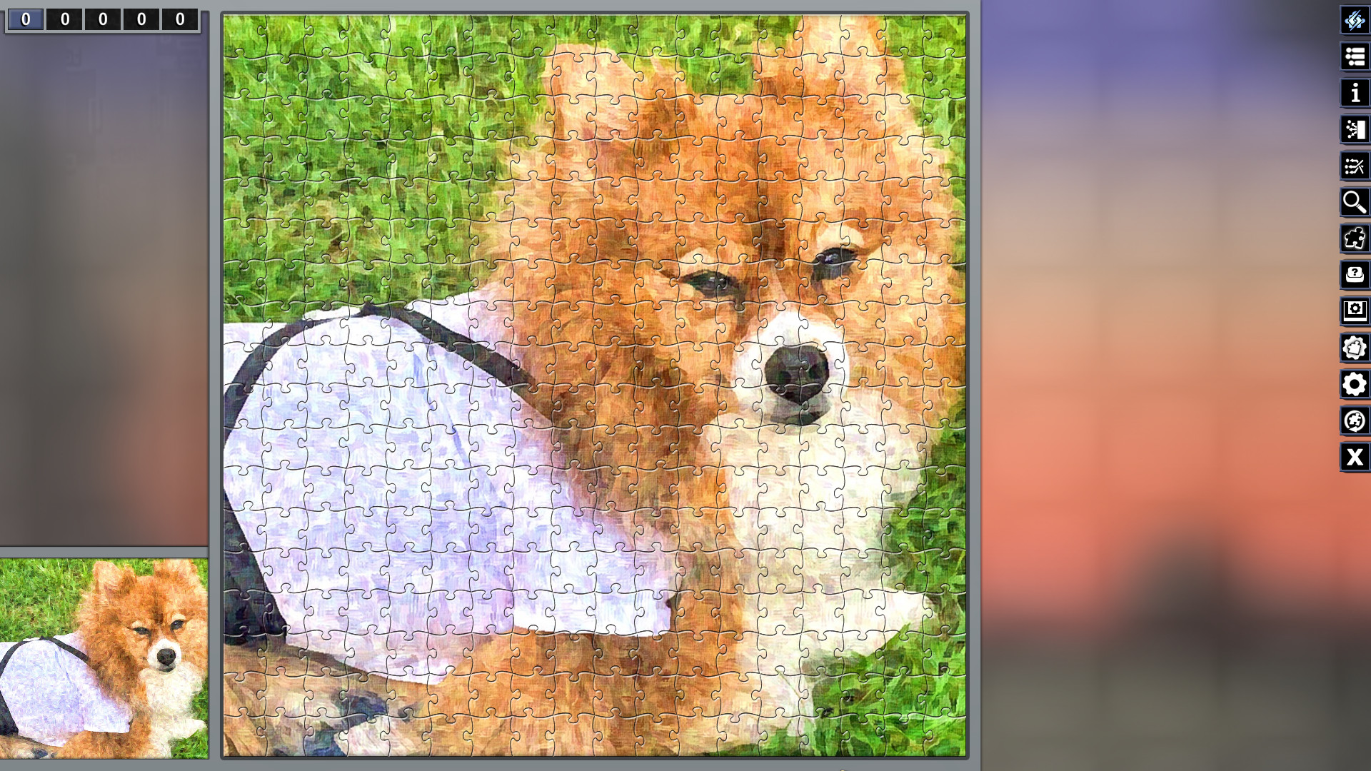 Pixel Puzzles Illustrations & Anime - Jigsaw Pack: Little Dogs screenshot 12