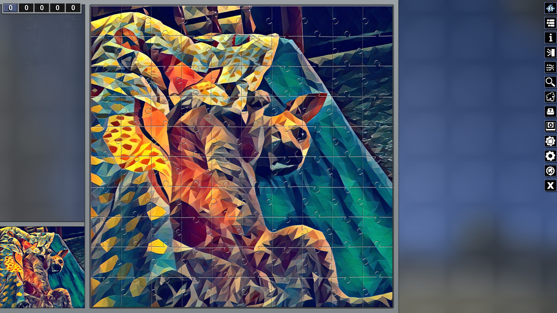 Pixel Puzzles Illustrations & Anime - Jigsaw Pack: Little Dogs screenshot 1