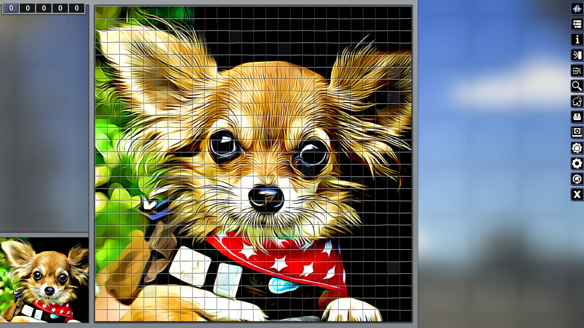 Pixel Puzzles Illustrations & Anime - Jigsaw Pack: Little Dogs screenshot 8