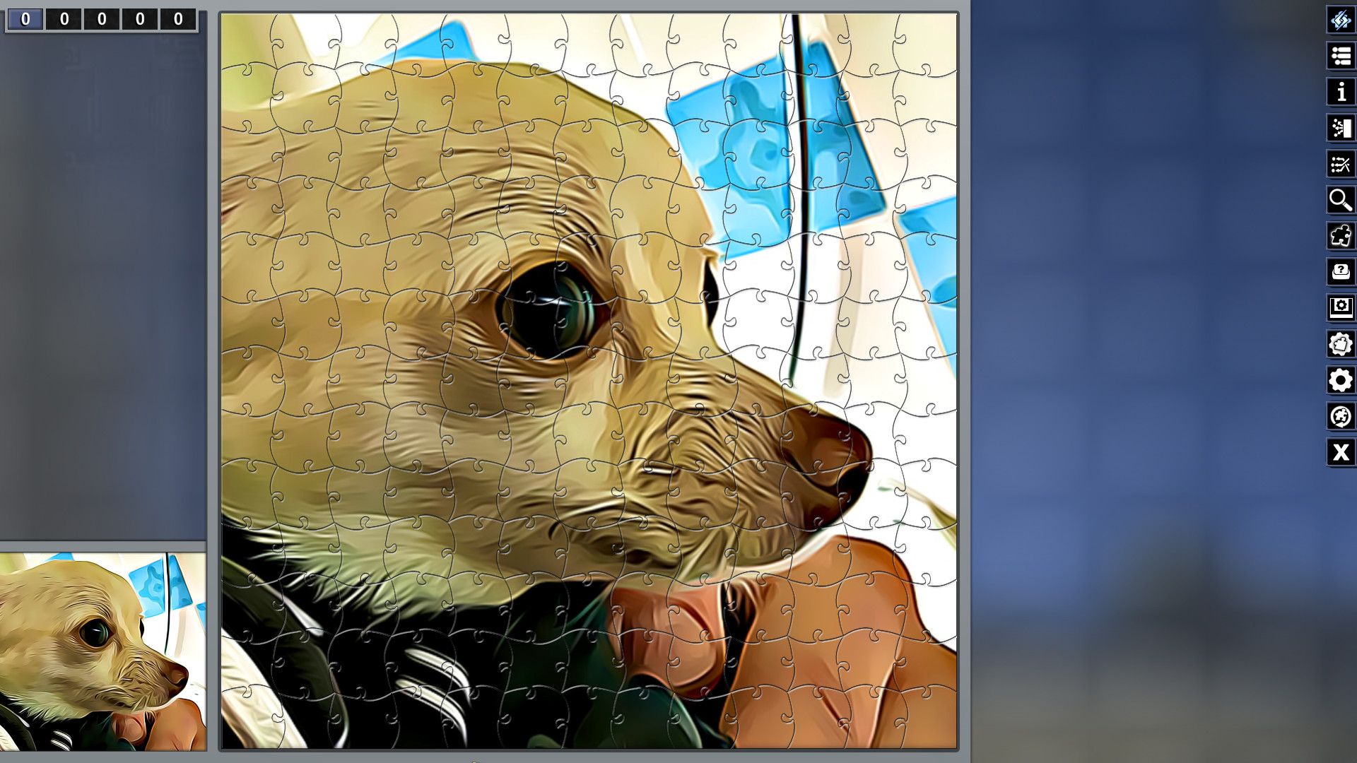 Pixel Puzzles Illustrations & Anime - Jigsaw Pack: Little Dogs screenshot 10