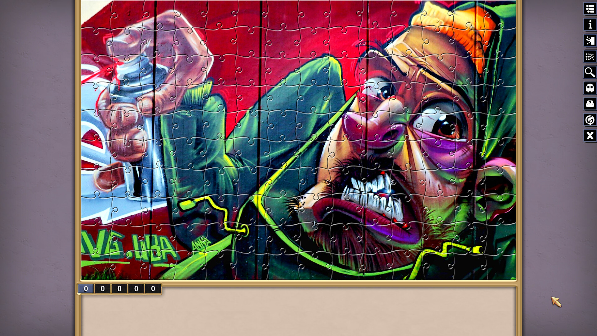 Pixel Puzzles Illustrations & Anime: Graffiti screenshot 1