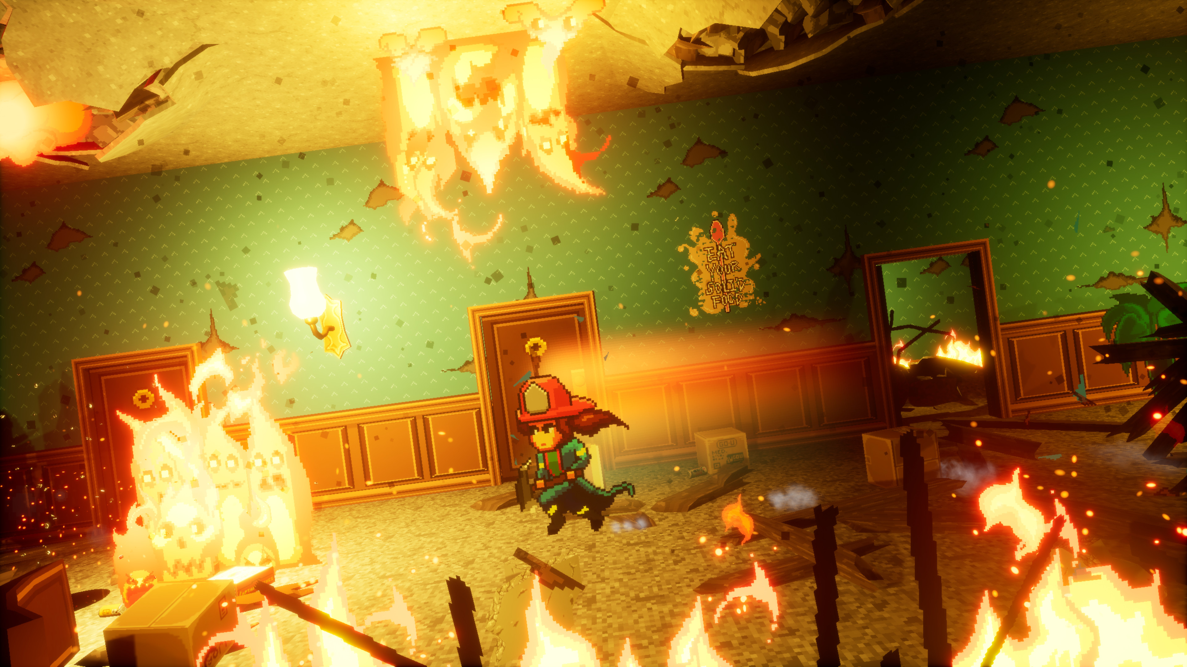 Firegirl: Hack 'n Splash Rescue screenshot 1