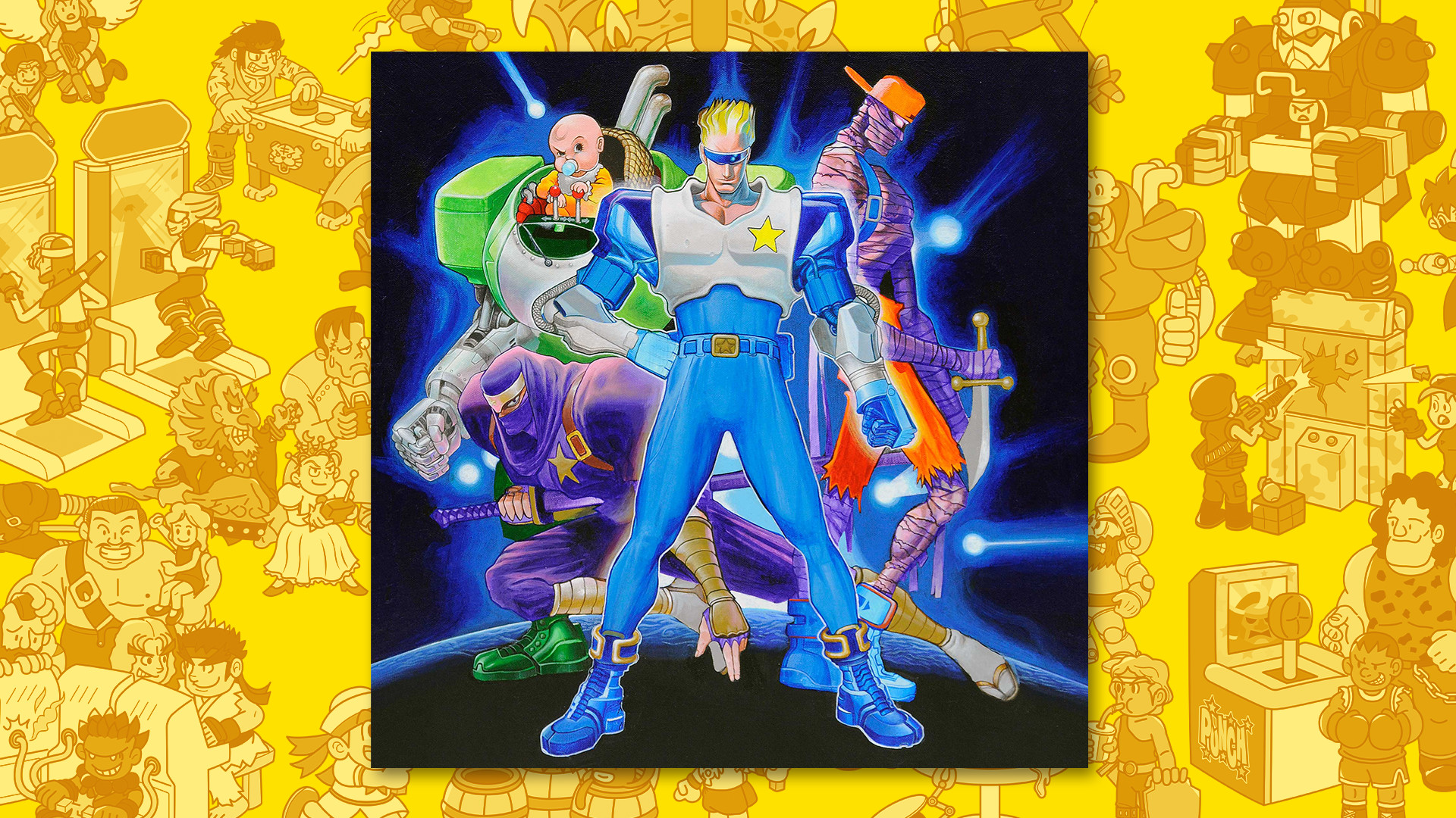 Capcom Arcade Stadium: Mini-Album Track 3 - Captain Commando - Credit - Game Start - Player Select screenshot 1