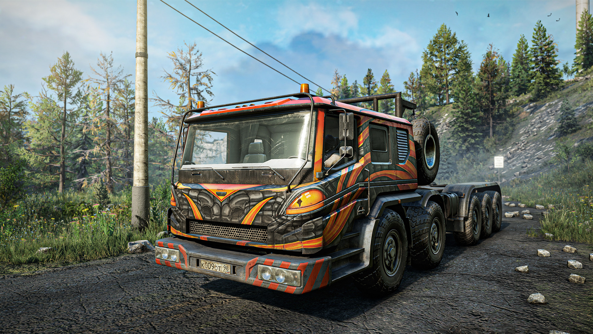 SnowRunner - Burning Bright Vinyl Wrap Pack screenshot 2