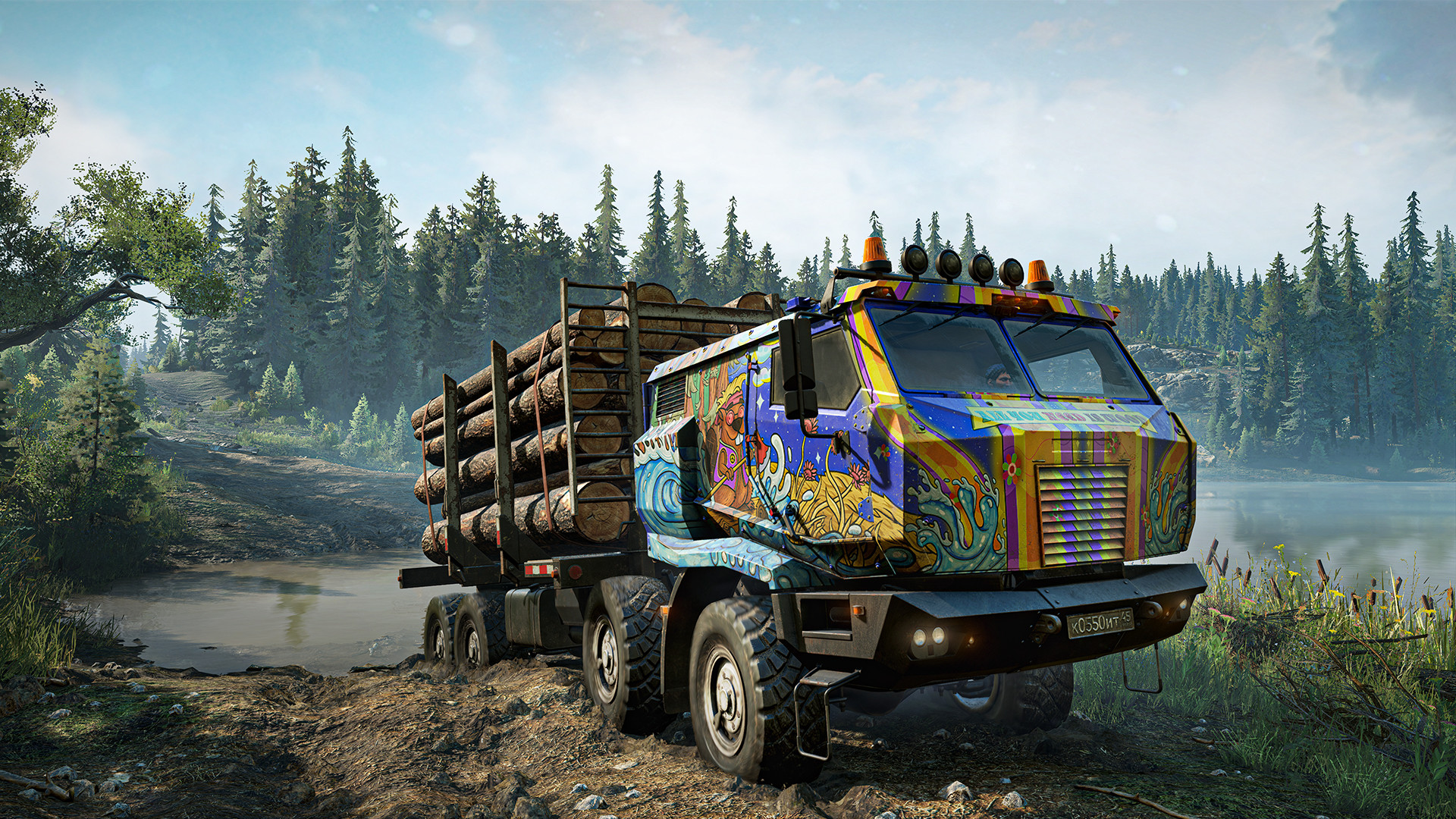 SnowRunner - Burning Bright Vinyl Wrap Pack screenshot 3