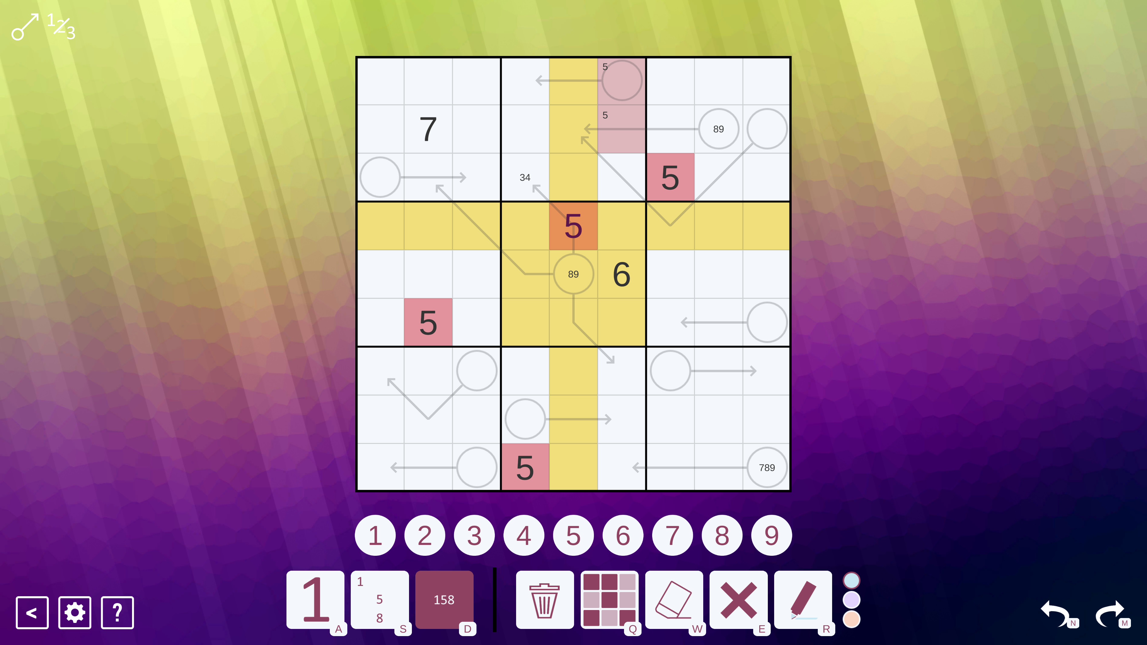 Arrow Sudoku screenshot 5