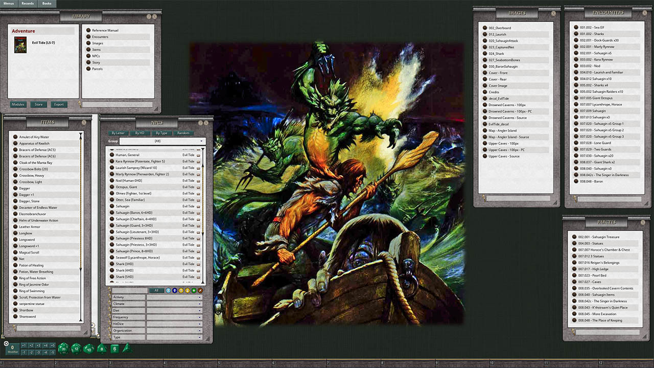 Fantasy Grounds - D&D Classics: Evil Tide (2E) screenshot 4