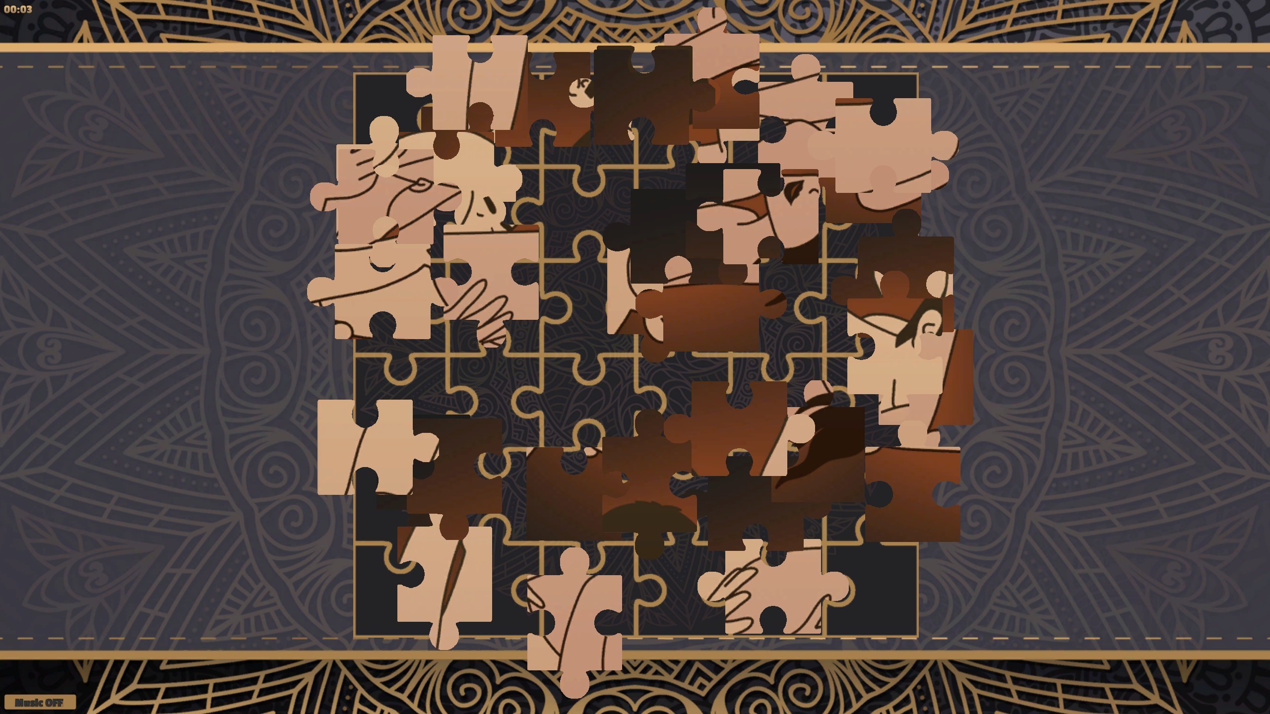 LineArt Jigsaw Puzzle - Erotica 5 screenshot 2