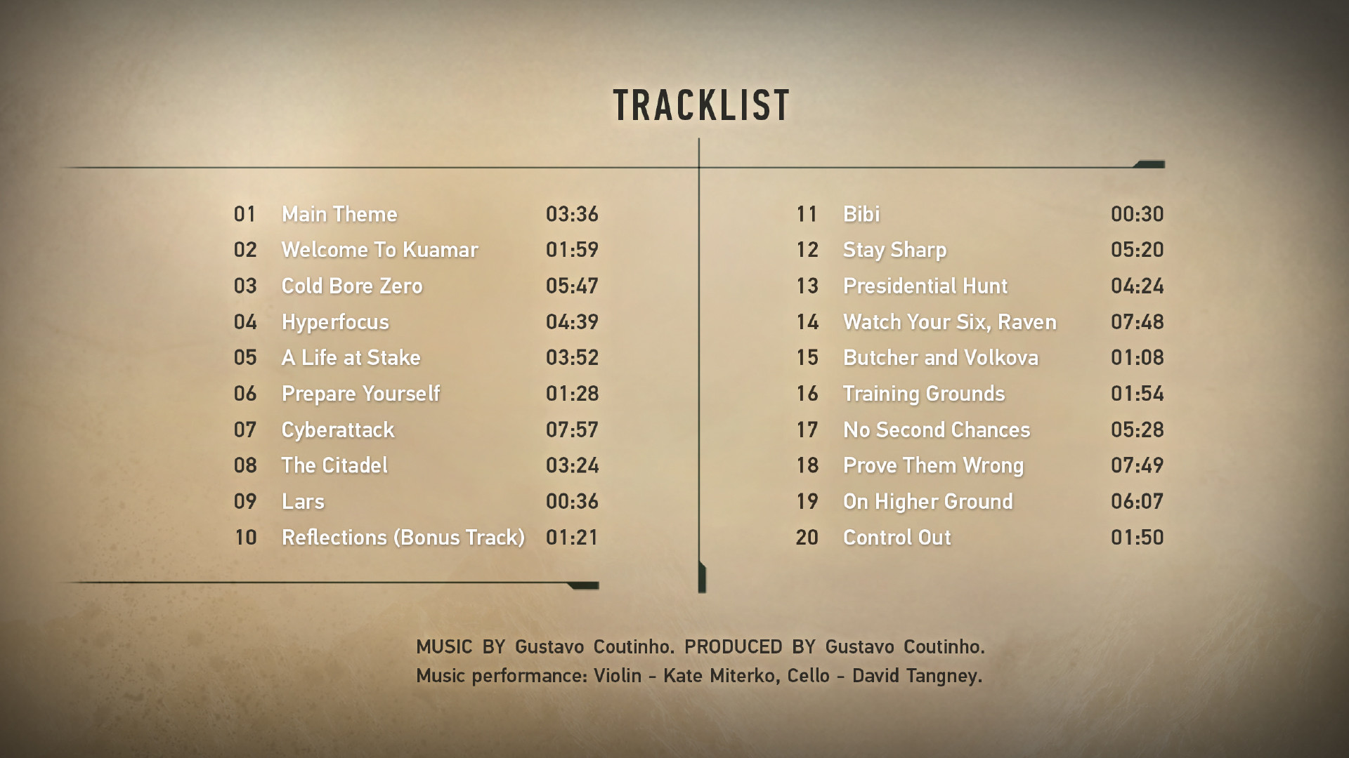 Sniper Ghost Warrior Contracts 2 Soundtrack screenshot 2