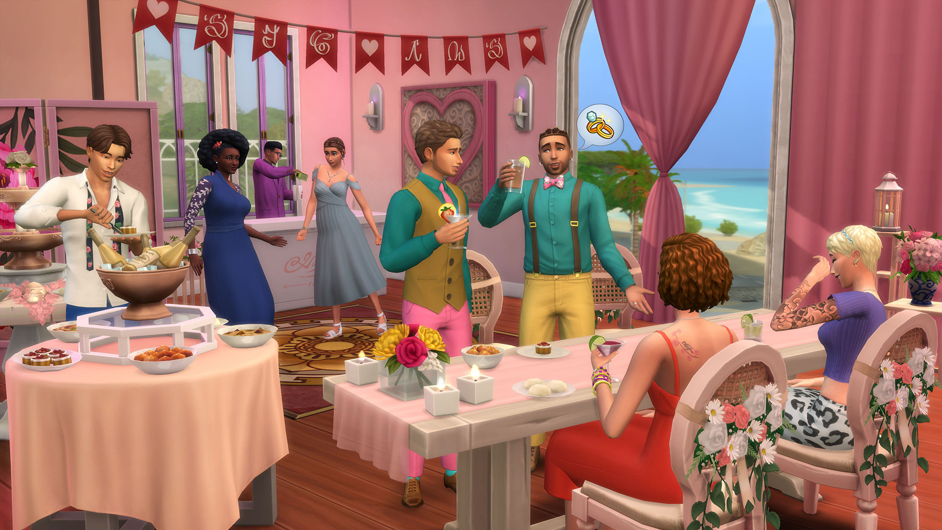 The Sims™ 4 My Wedding Stories Game Pack on Steam, image size:1920x1080