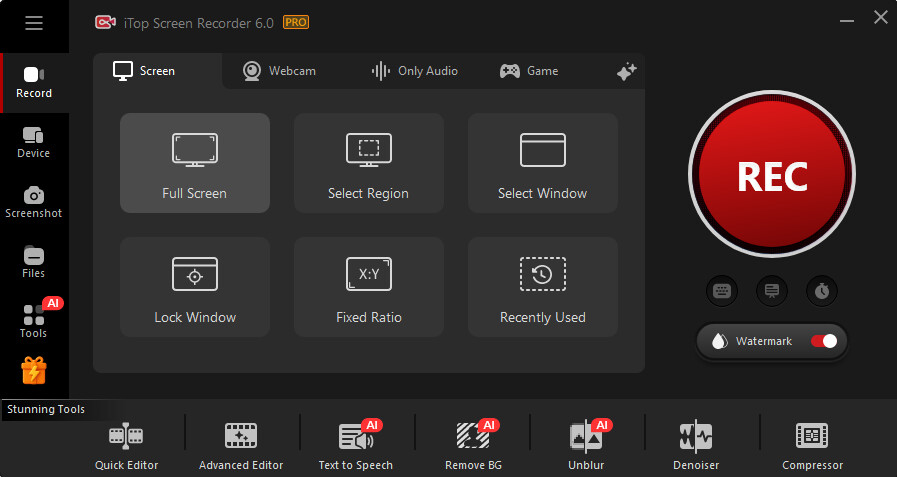 iTop Screen Recorder PRO screenshot 1