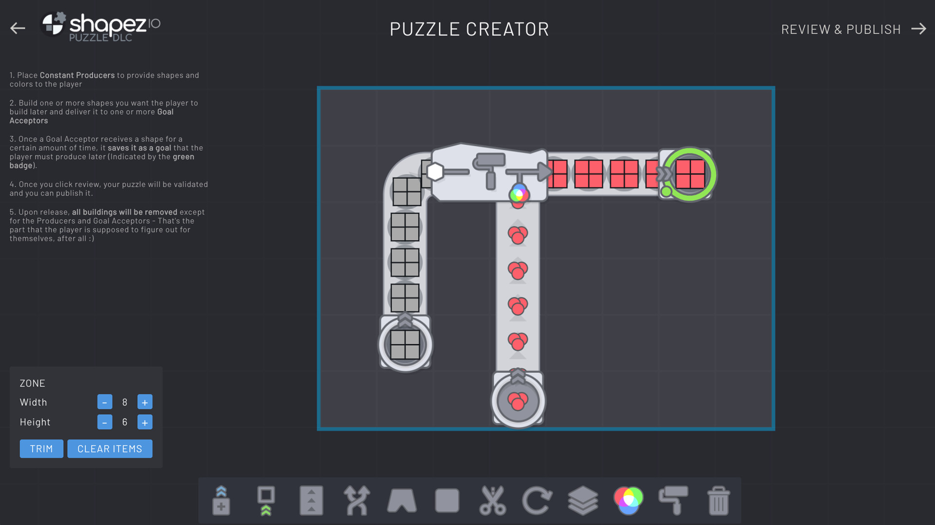 shapez - Puzzle DLC screenshot 1