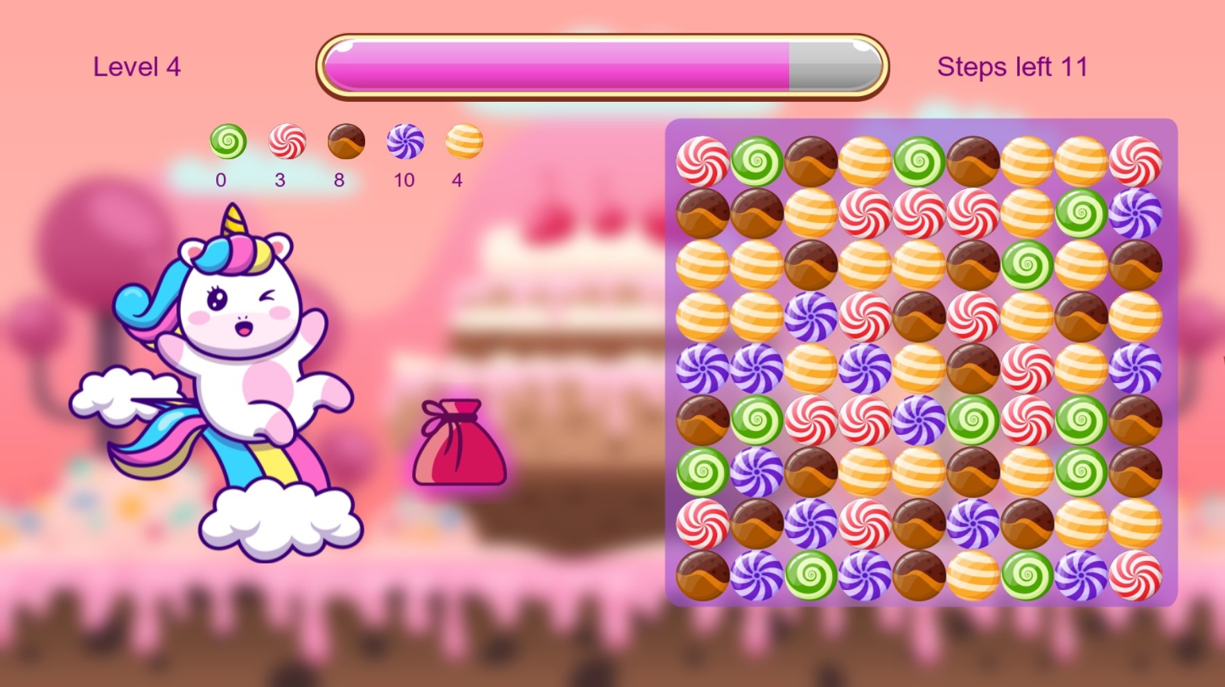 Unicorn and Sweets screenshot 1