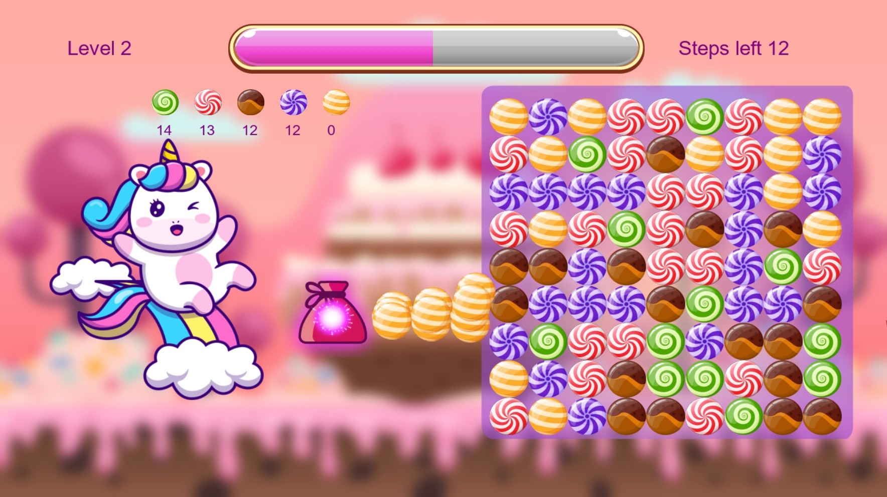Unicorn and Sweets screenshot 2