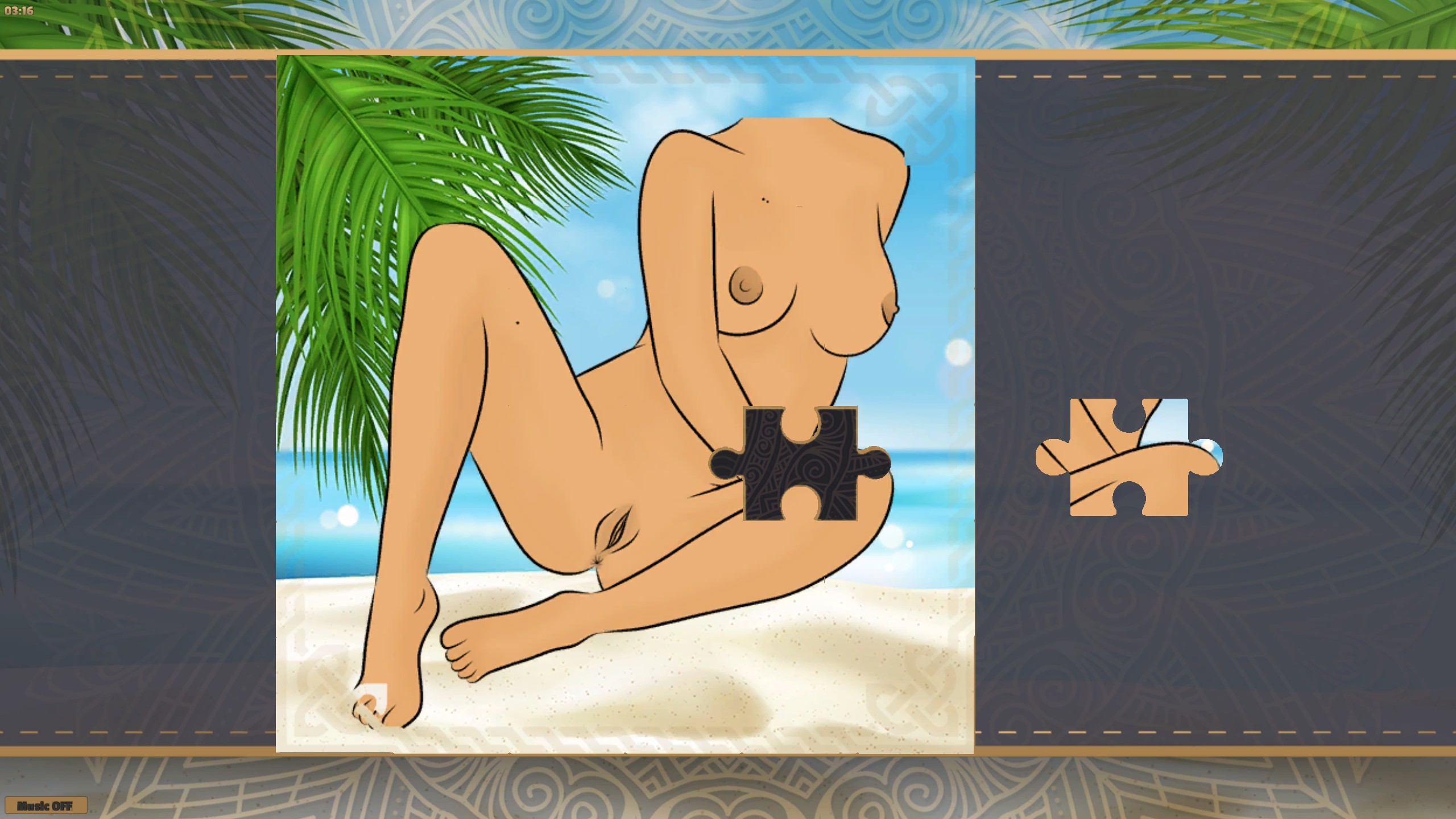 LineArt Jigsaw Puzzle - Erotica Summer screenshot 5