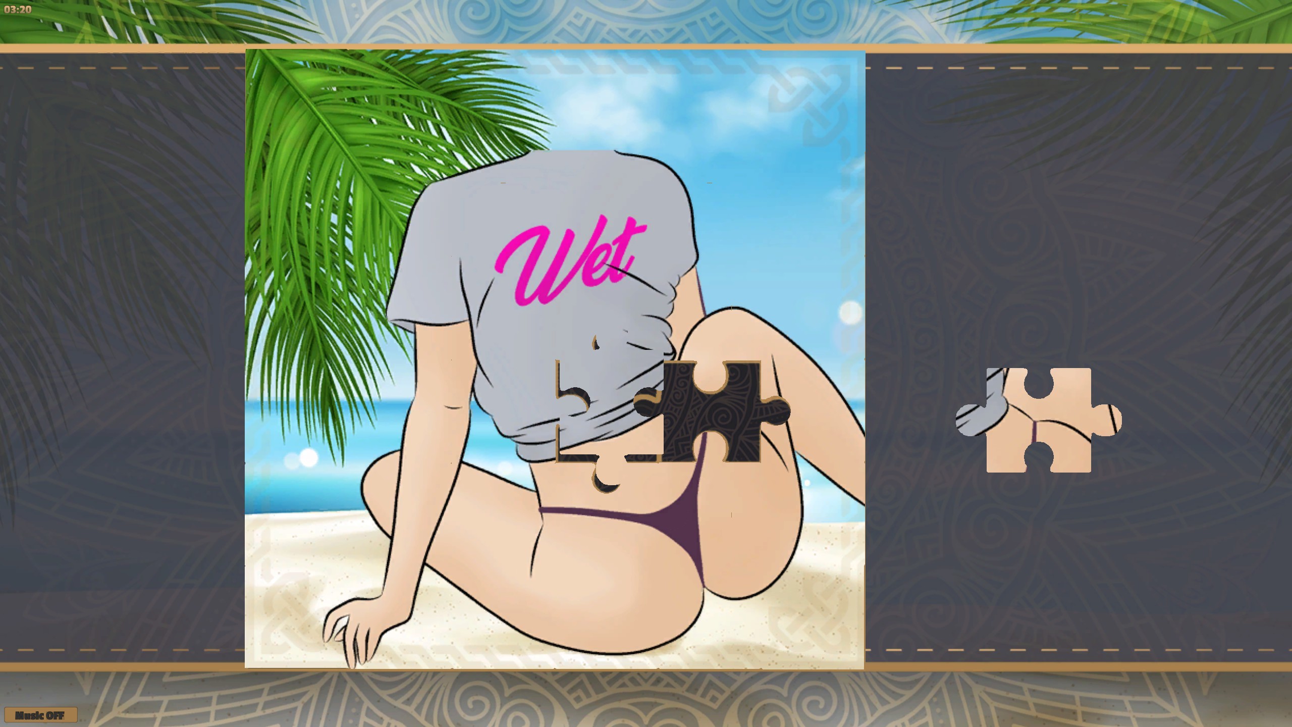 LineArt Jigsaw Puzzle - Erotica Summer screenshot 4