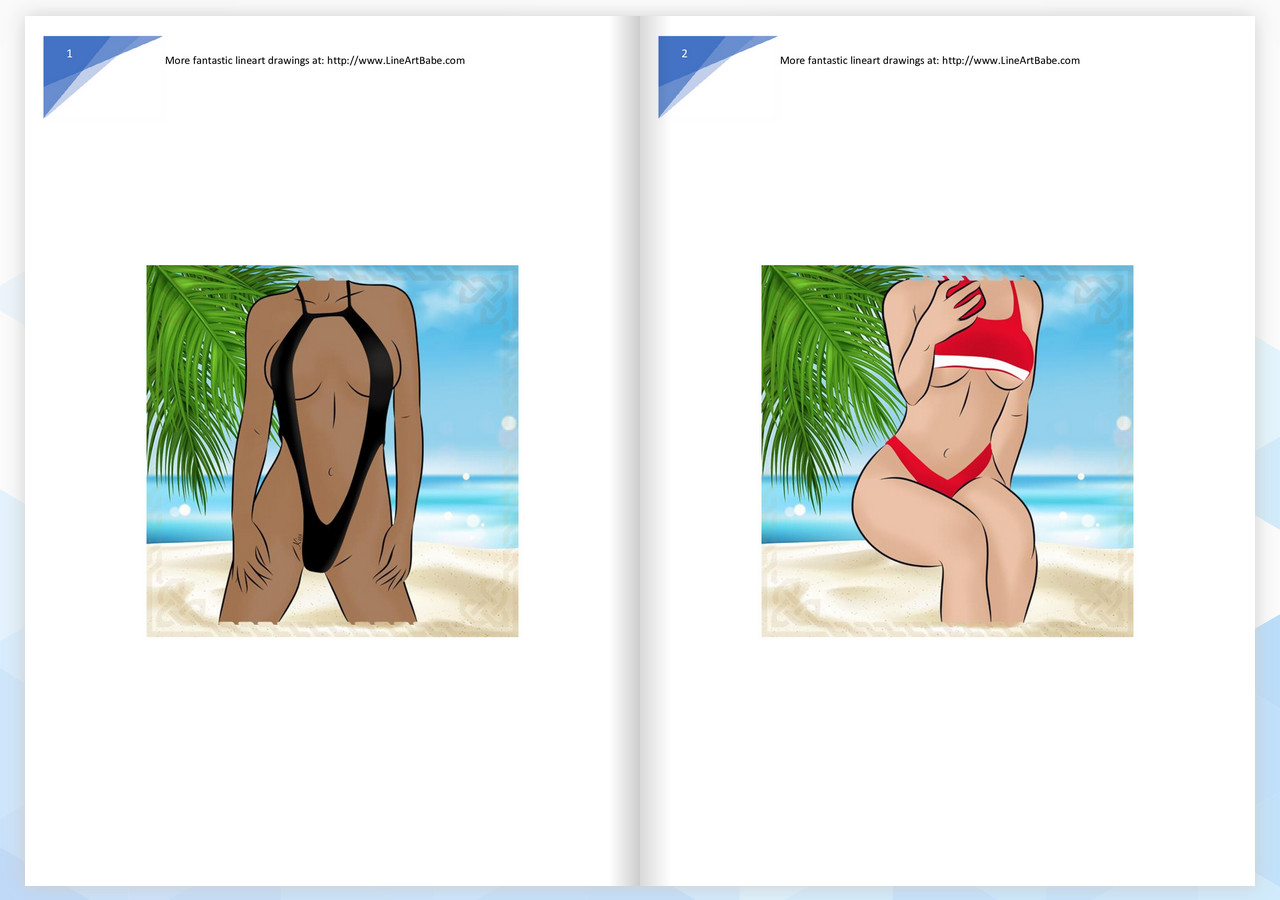 LineArt Jigsaw Puzzle - Erotica Summer ArtBook screenshot 1