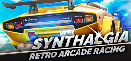 SYNTHALGIA: Retro Arcade Racing — Steam header