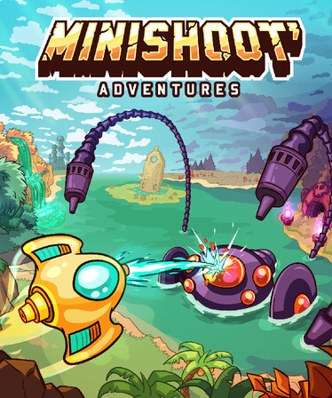 Screenshot of a Minishoot' Adventures boss beginning or ending a charge or sweep attack, with arrows marking the outside dodge lane, the path behind the boss, and the exposed recovery phase for safe damage.