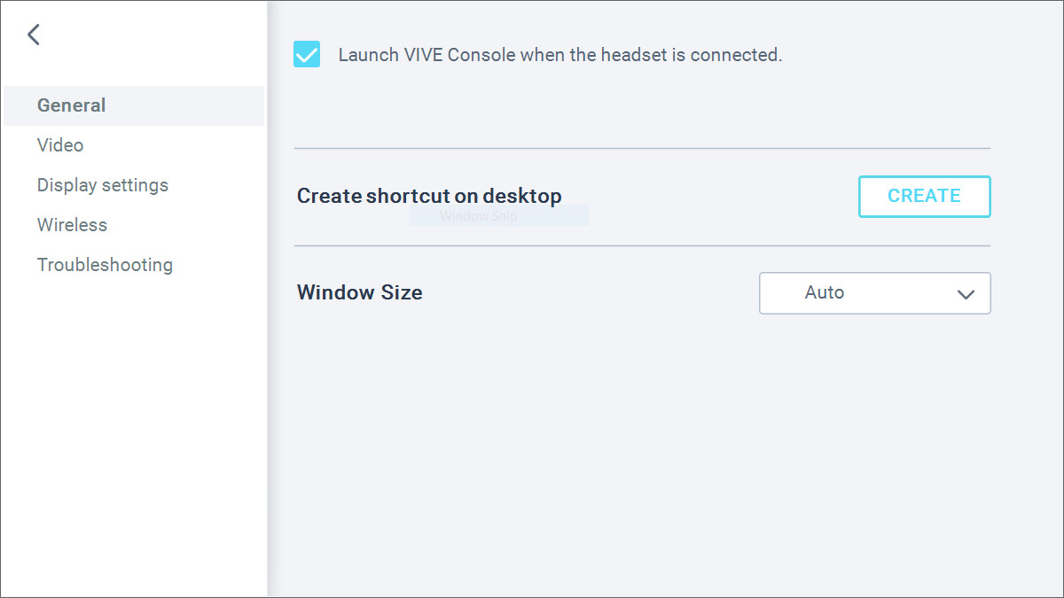 VIVE Console for SteamVR screenshot 2