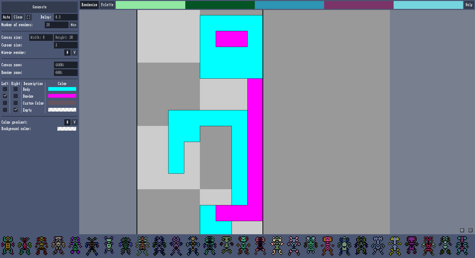 Sprite Generator screenshot 1