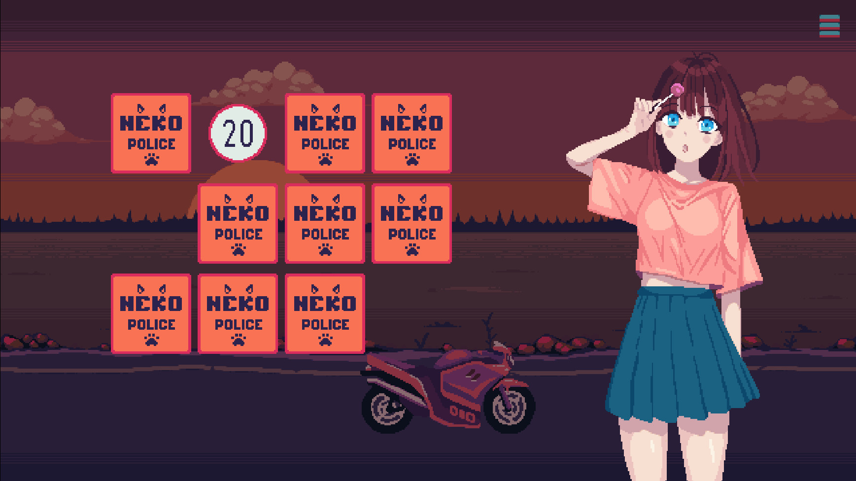 Anime Sunset Ride screenshot 4