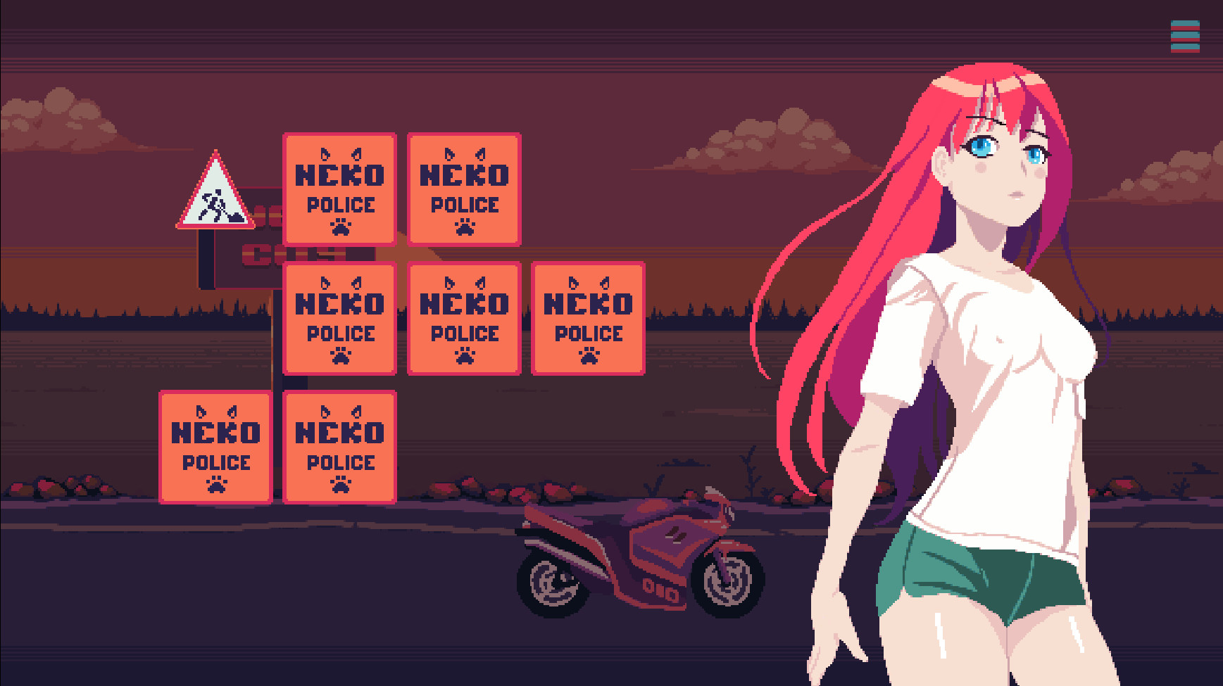 Anime Sunset Ride screenshot 1