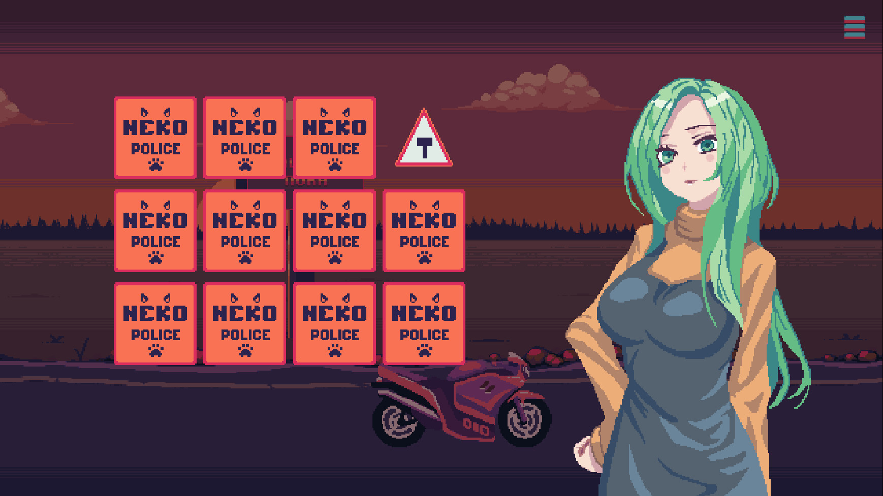 Anime Sunset Ride screenshot 2