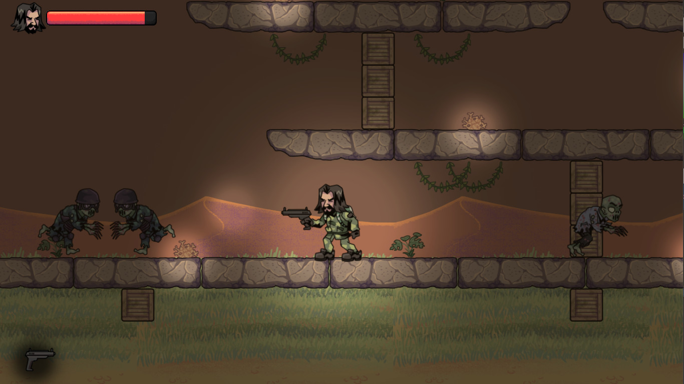 Zombies Desert and Guns screenshot 3