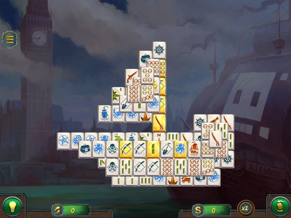 Mahjong Gold 2. Pirates Island screenshot 5