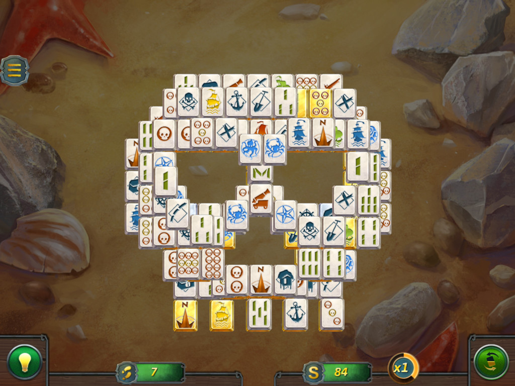 Mahjong Gold 2. Pirates Island screenshot 3