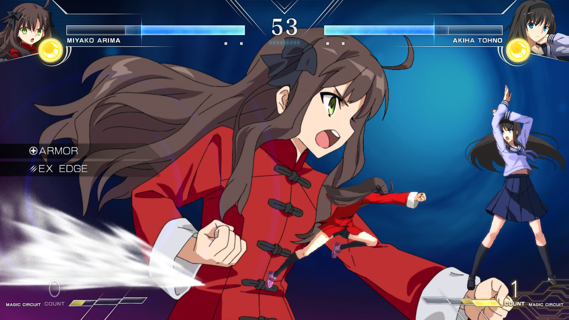 MELTY BLOOD: TYPE LUMINA - Miyako Arima Round Announcements on Steam