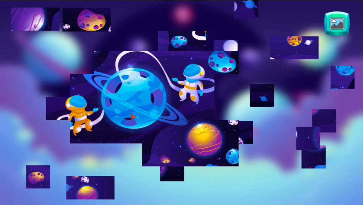 Space puzzle screenshot 2