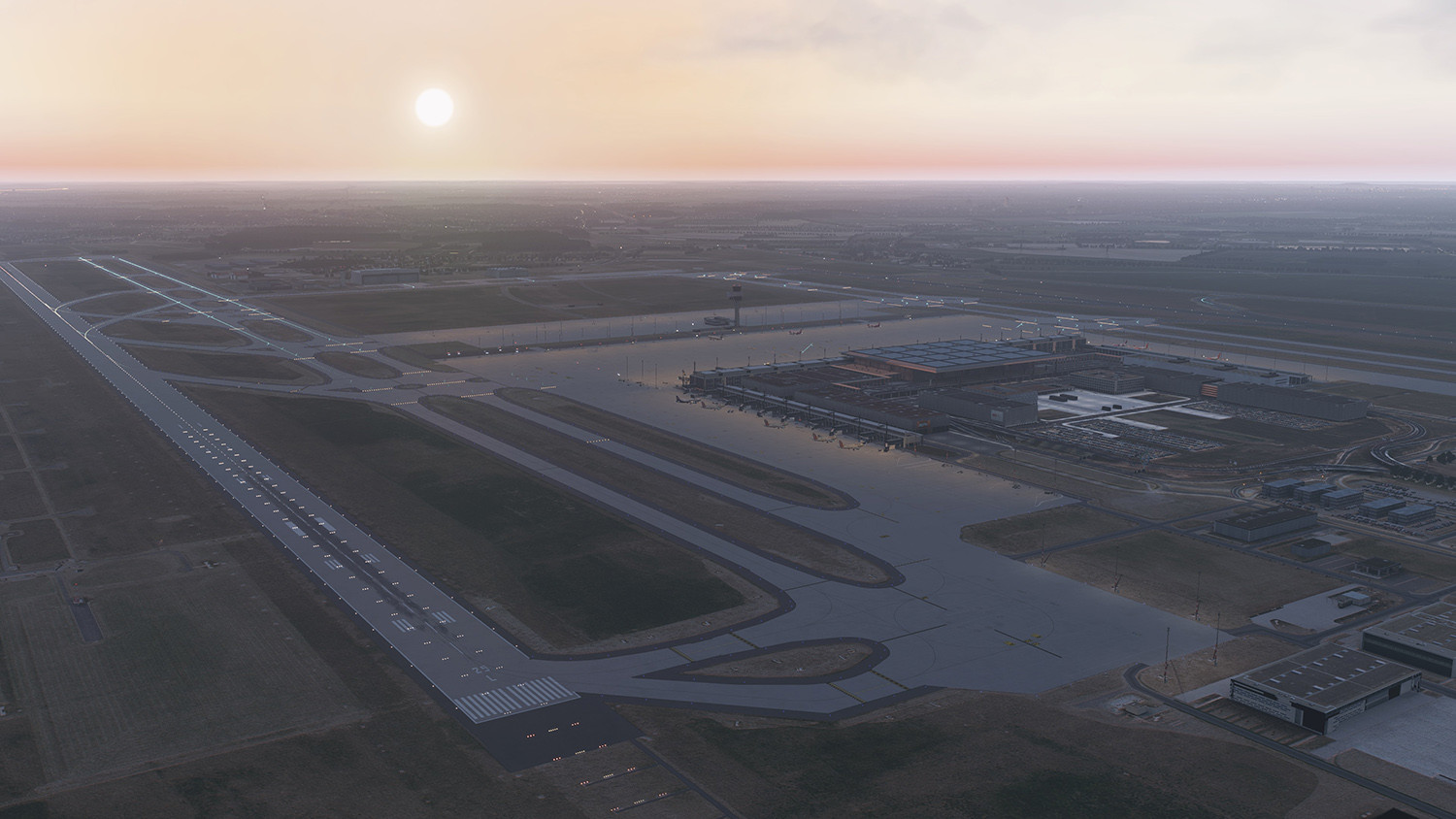 X-Plane 11 - Add-on: Aerosoft - Airport Berlin Brandenburg V2 screenshot 7