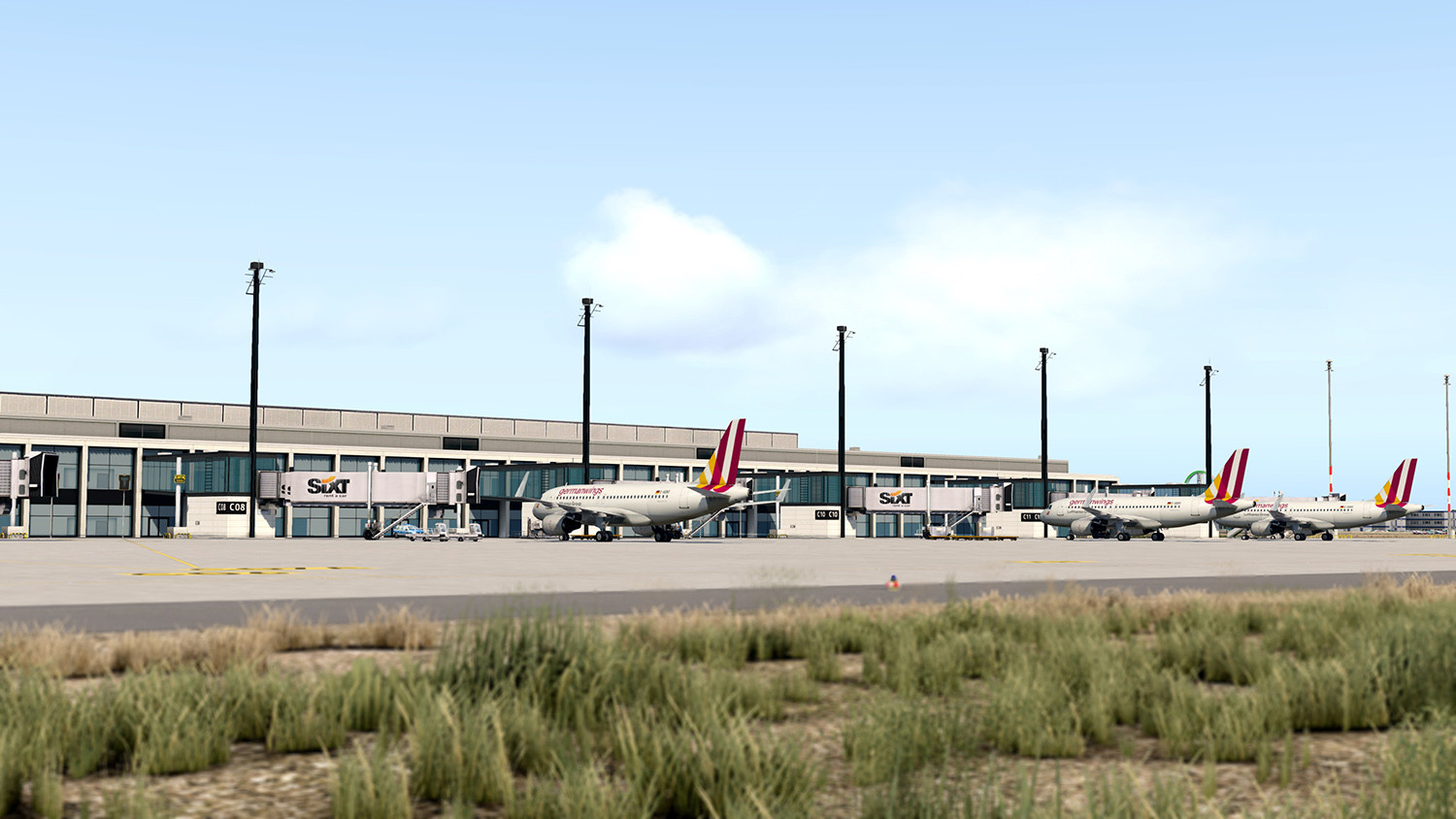 X-Plane 11 - Add-on: Aerosoft - Airport Berlin Brandenburg V2 screenshot 4