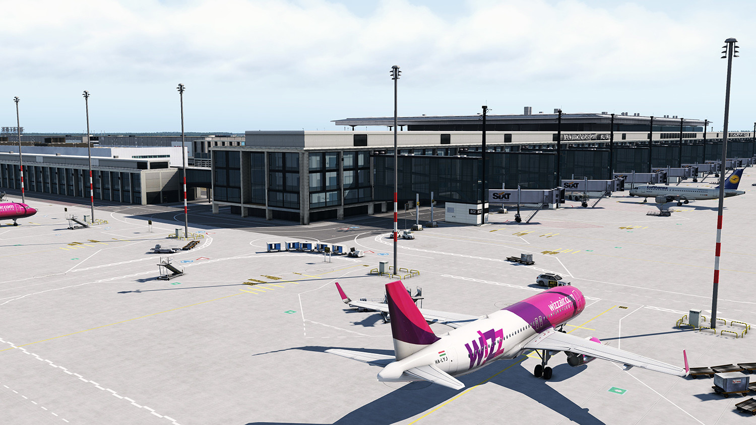 X-Plane 11 - Add-on: Aerosoft - Airport Berlin Brandenburg V2 screenshot 12