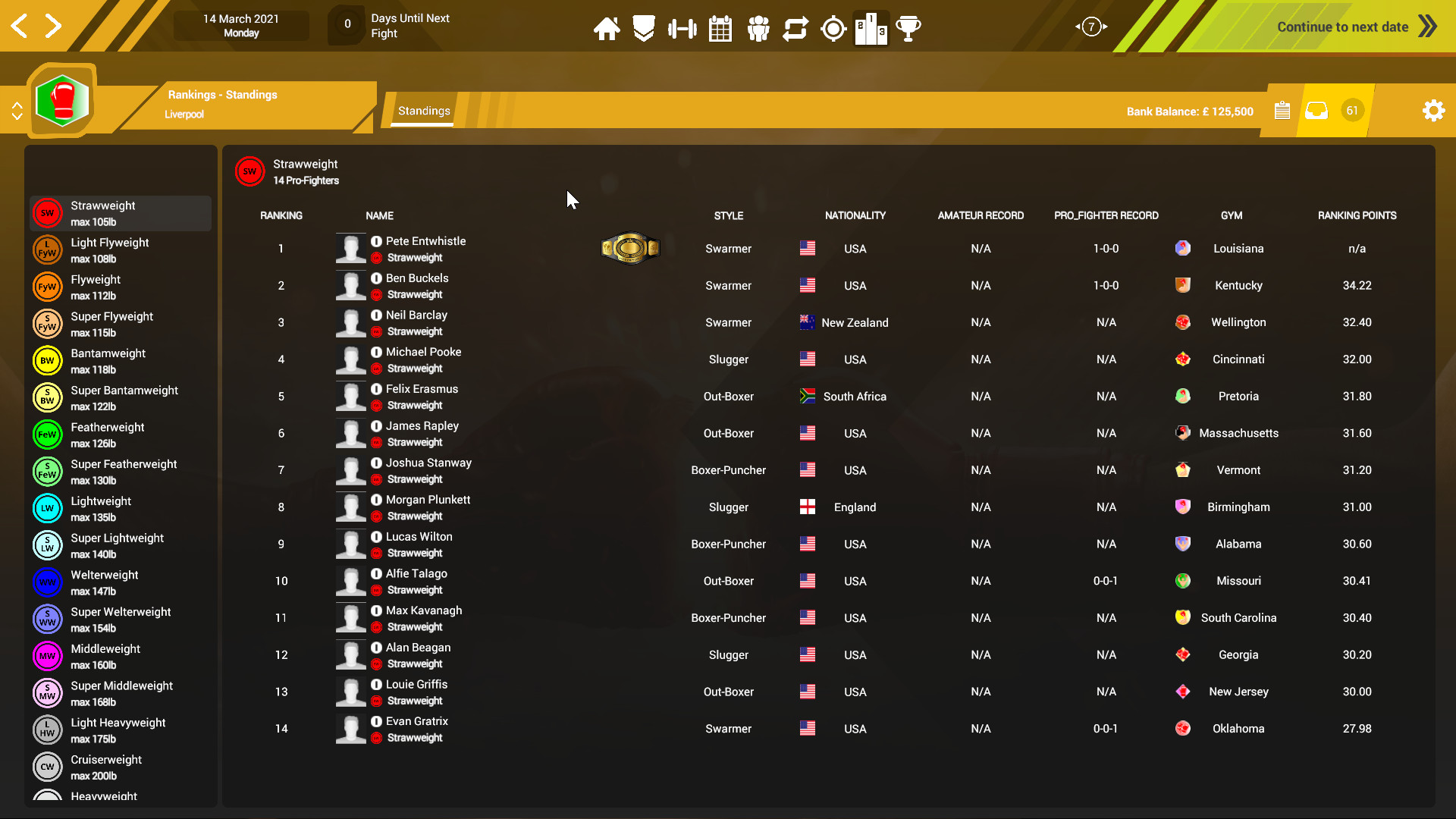 Boxing Club Manager screenshot 8