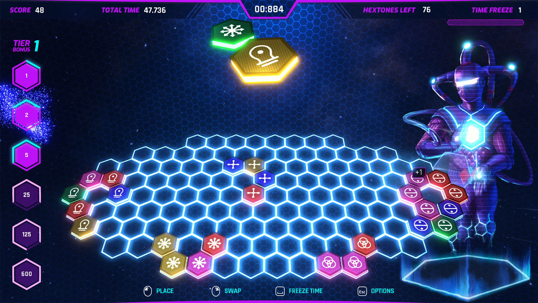 Hextones: Spacetime screenshot 1