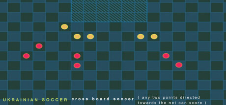 Ukrainian Soccer  ( any two points directed towards the net can score )