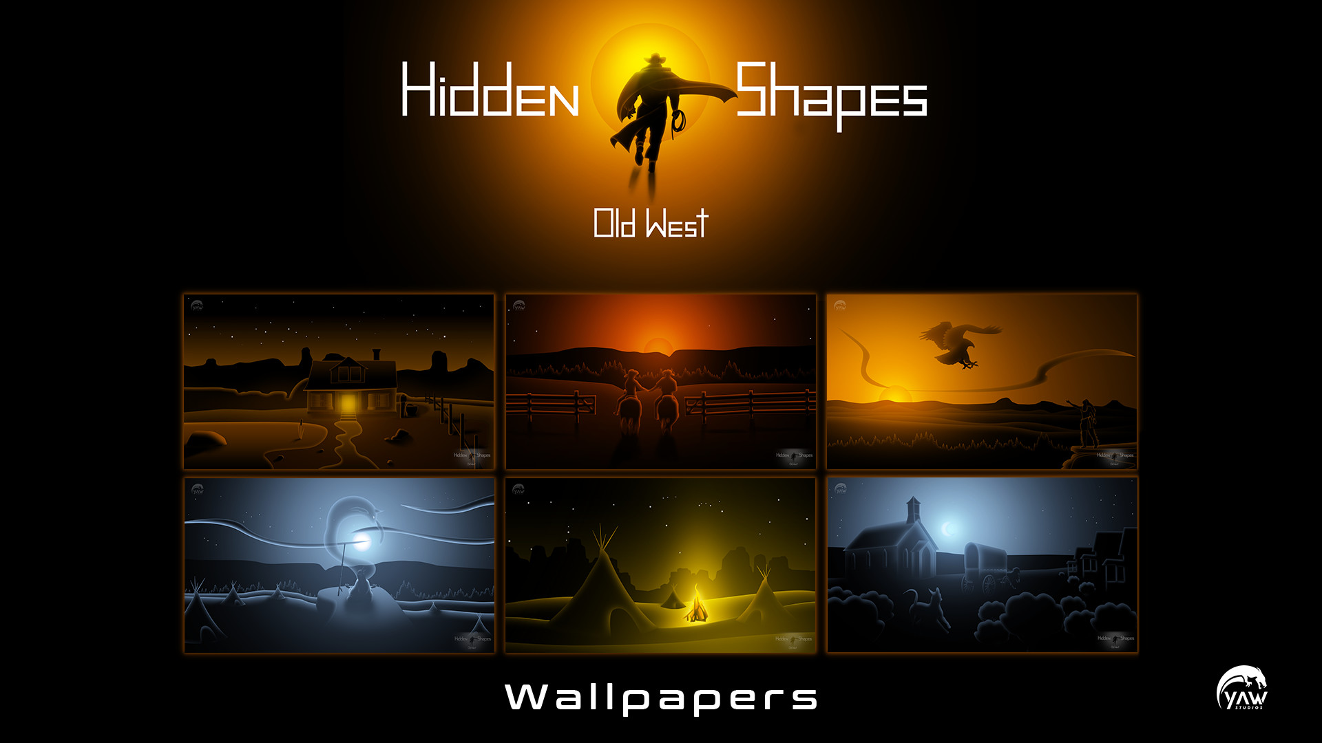 Hidden Shapes Old West - Wallpapers screenshot 1