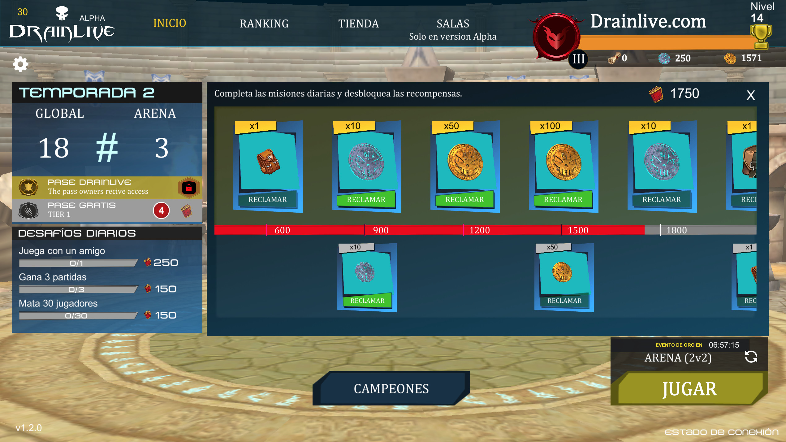 Battle Pass - Drainlive screenshot 1