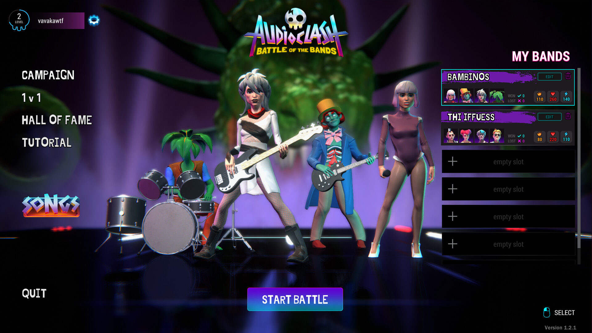 Audioclash screenshot 2