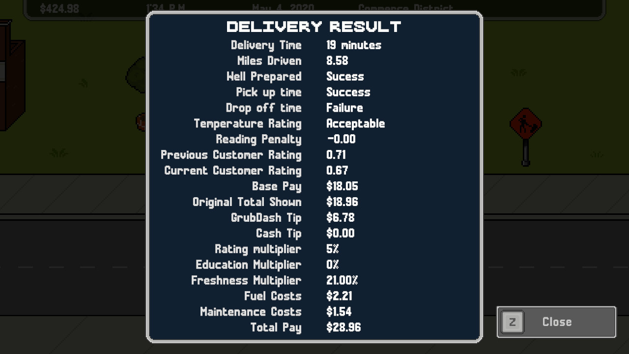 GrubDash Driver: Food Delivery Driver Simulator screenshot 7