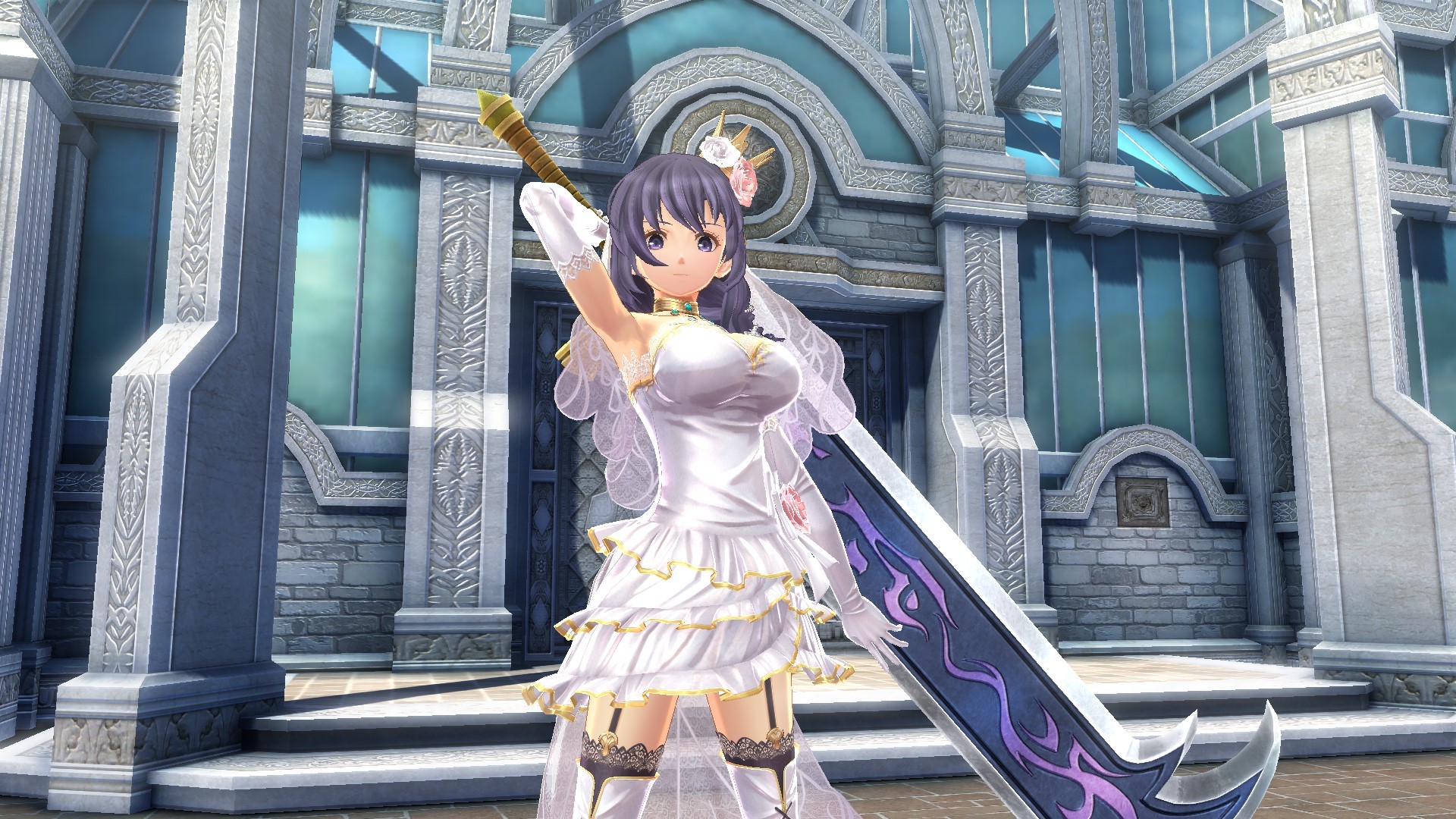 THE LEGEND OF HEROES: HAJIMARI NO KISEKI - Rixia's Special Costume "Moonlight Wedding" screenshot 2
