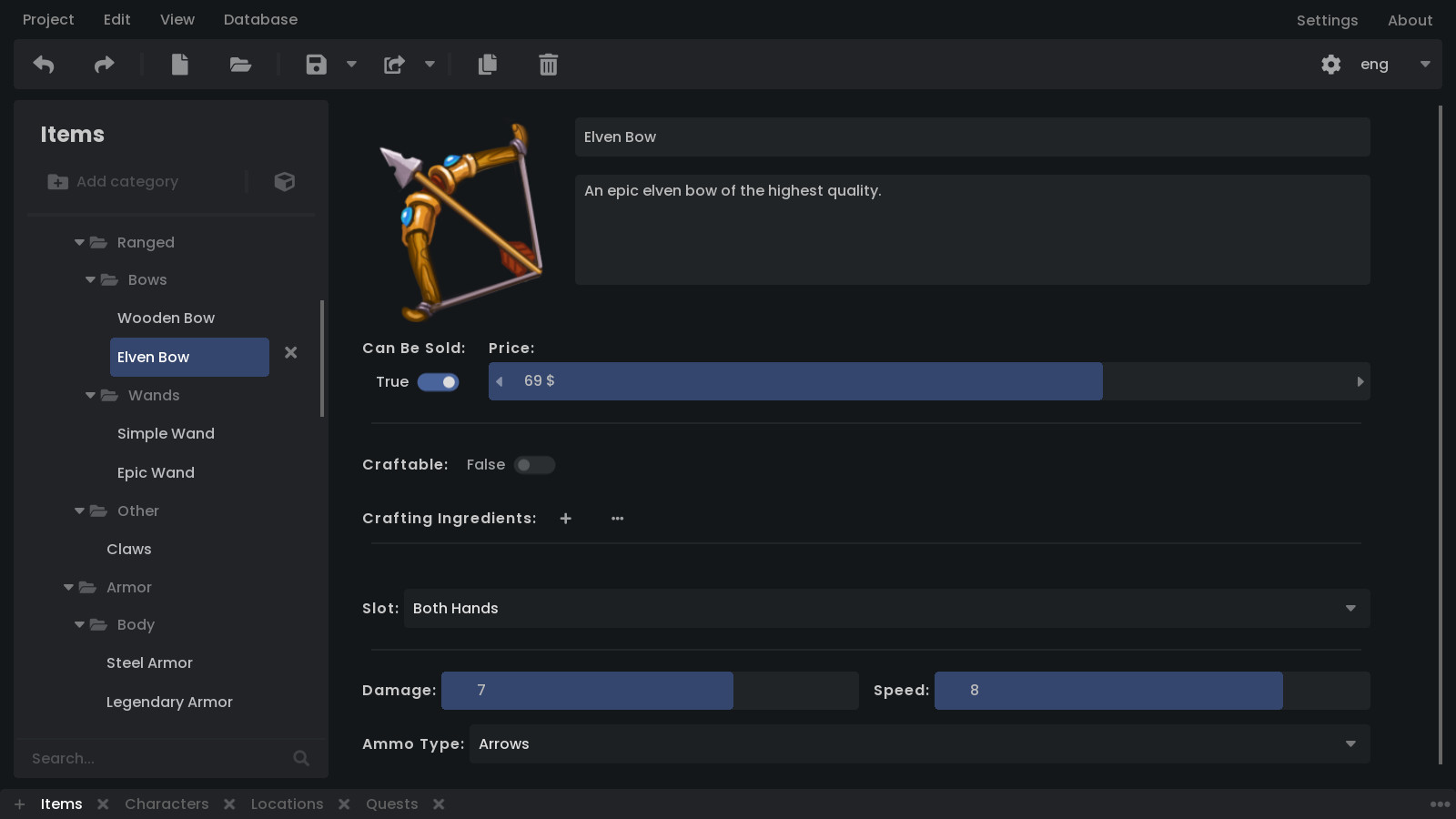 GridlessDB screenshot 3