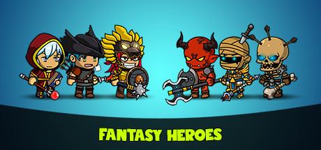 Fantasy Heroes: Character Editor & Sprite Sheet Maker: Titelbild