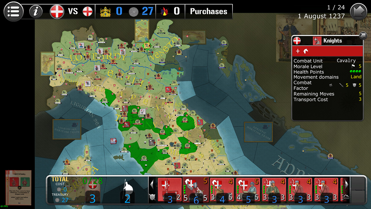Wars Across The World: Cortenuova 1237 screenshot 15