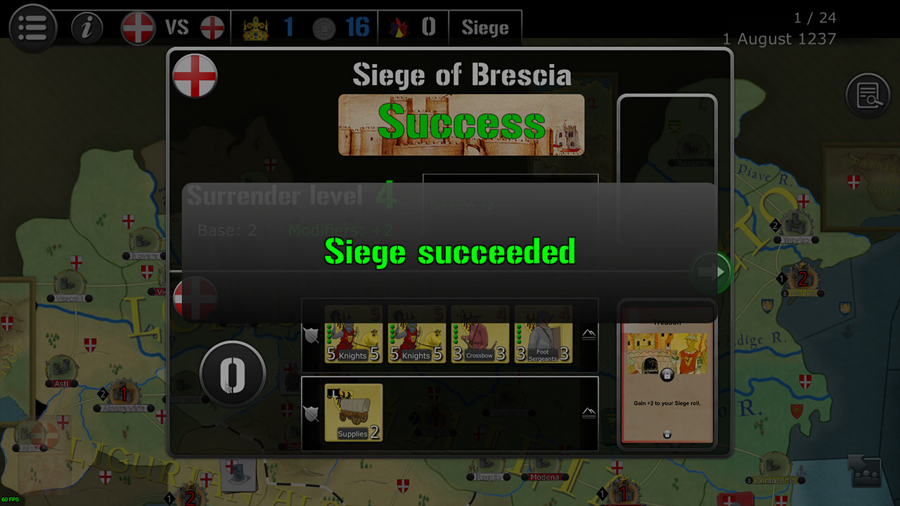 Wars Across The World: Cortenuova 1237 screenshot 2