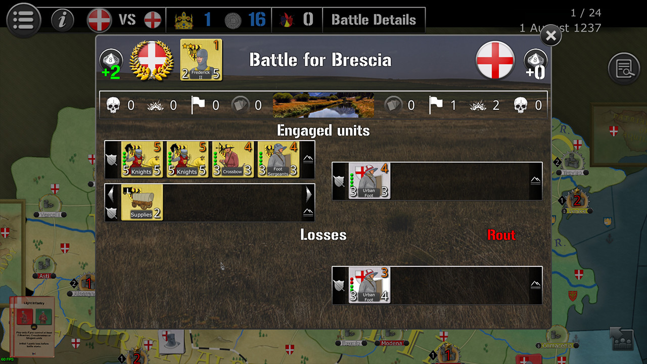 Wars Across The World: Cortenuova 1237 screenshot 13