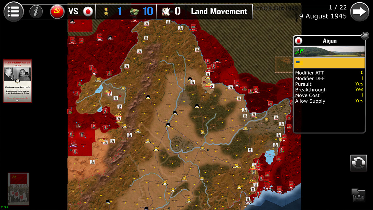 Wars Across The World: Manchuria 1945 screenshot 4